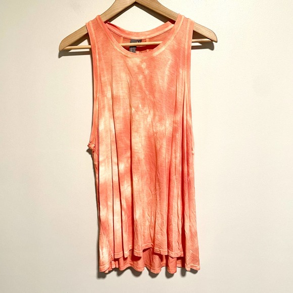 BRAND NEW Sweaty Betty Easy Peazy Tank Top Orange Bleach Dye Tie Dye ombré - Picture 7 of 9
